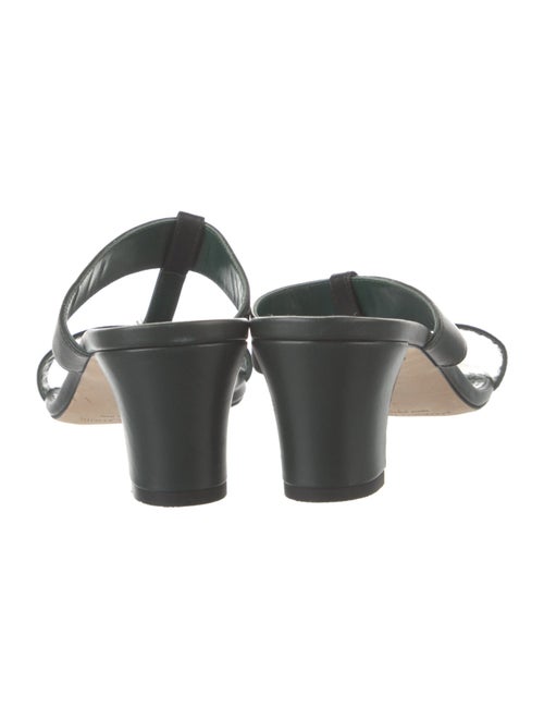 Manolo Blahnik Kesbihi Leather Slides