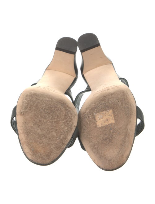 Manolo Blahnik Kesbihi Leather Slides