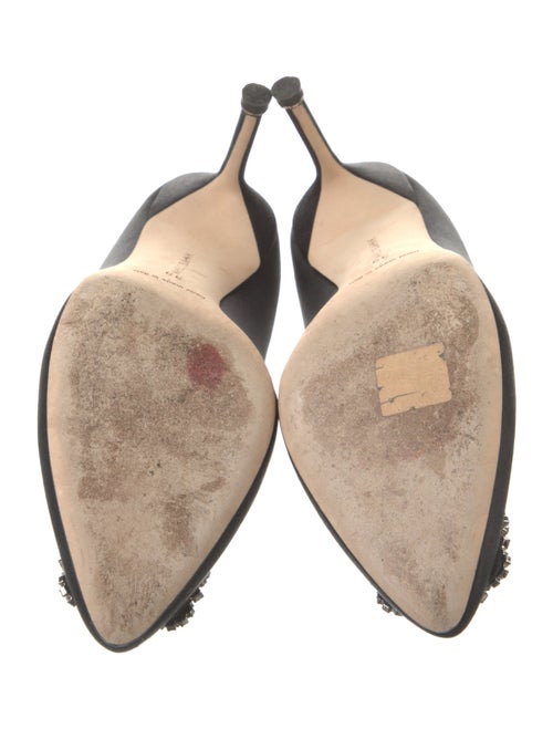 Manolo Blahnik Hangisi Satin Pumps