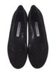 Manolo Blahnik Suede Flats