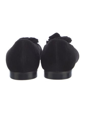 Manolo Blahnik Suede Flats