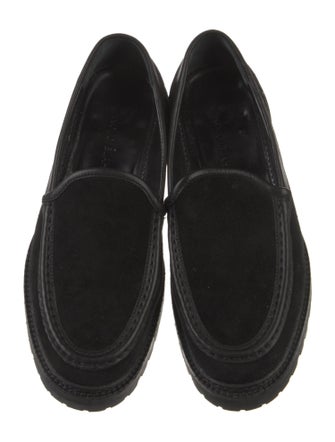 Manolo Blahnik Suede Loafers