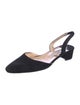Manolo Blahnik Suede Slingback Pumps