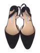 Manolo Blahnik Suede Slingback Pumps