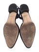 Manolo Blahnik Suede Slingback Pumps