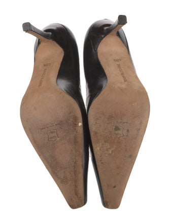 Manolo Blahnik Leather Pumps
