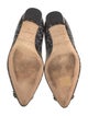 Manolo Blahnik Leather Printed Ballet Flats