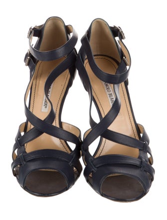 Manolo Blahnik Leather Sandals