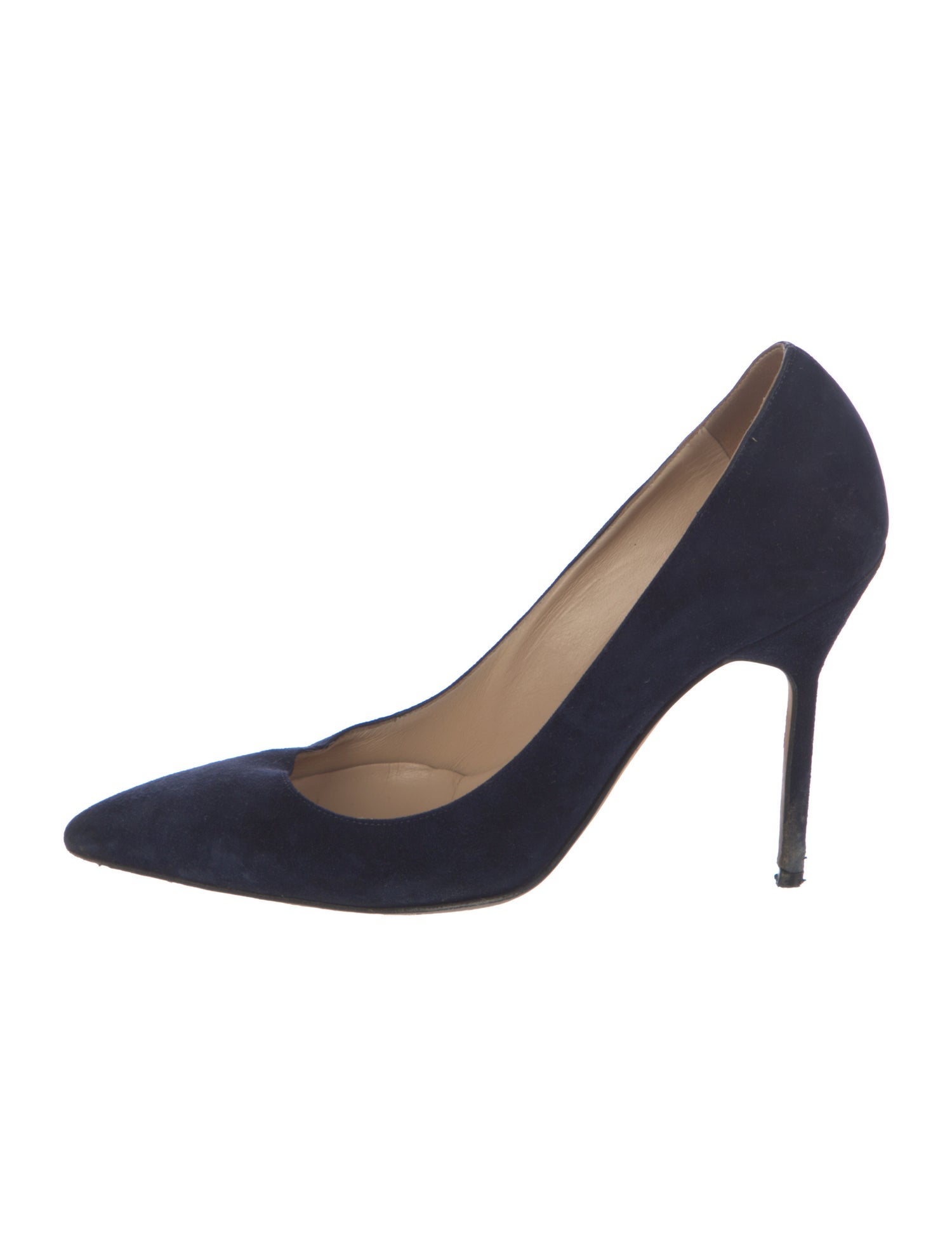 Manolo Blahnik Suede Pumps