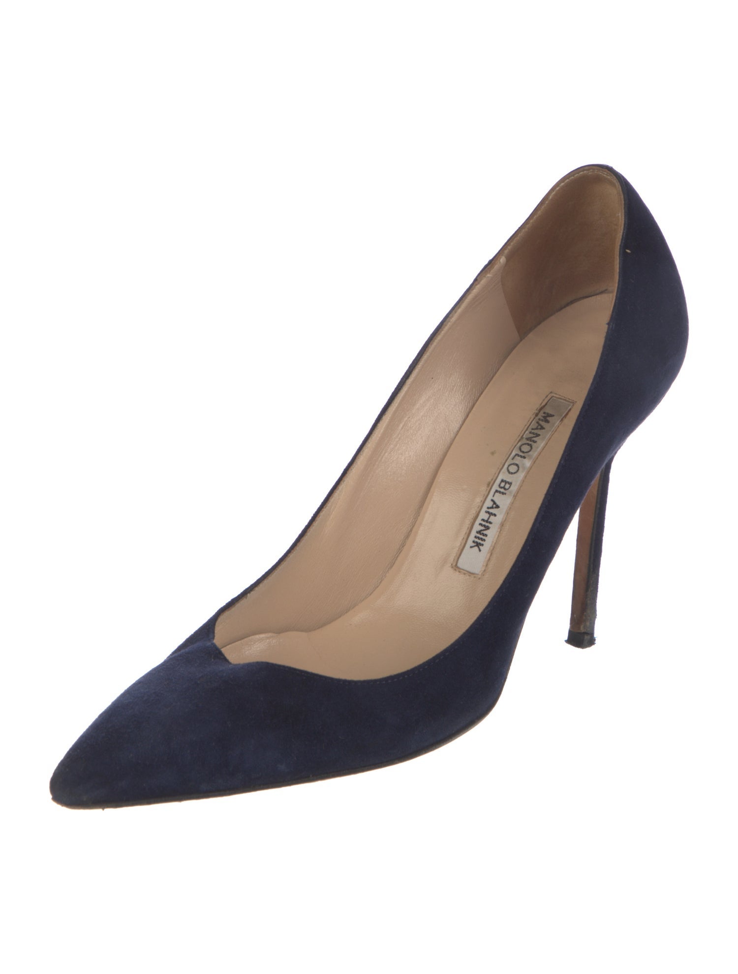 Manolo Blahnik Suede Pumps
