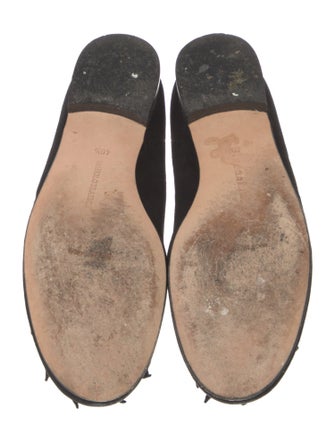Manolo Blahnik Suede Flats