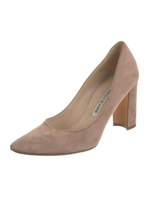 Manolo Blahnik Suede Pumps
