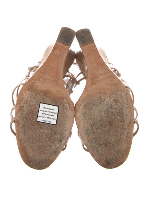 Manolo Blahnik PVC Slingback Sandals