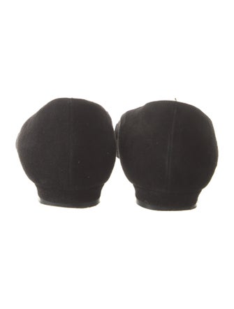 Manolo Blahnik Suede Flats