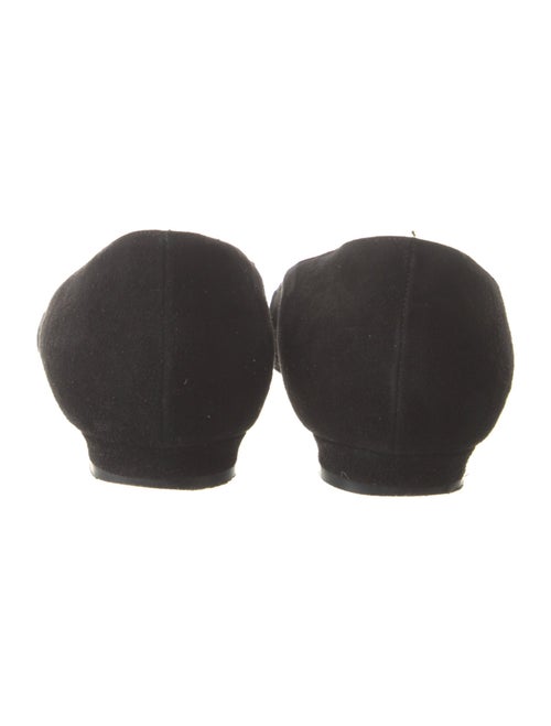 Manolo Blahnik Suede Flats