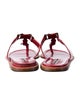 Manolo Blahnik Patent Leather Slides