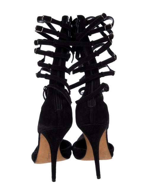 Manolo Blahnik Suede Gladiator Sandals