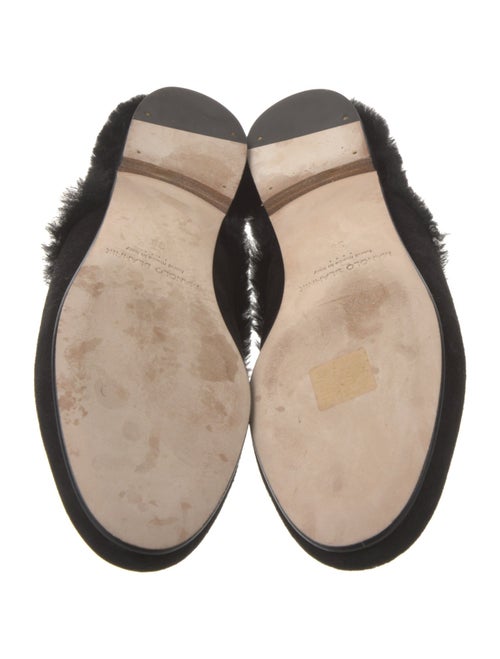Manolo Blahnik Suede Mules