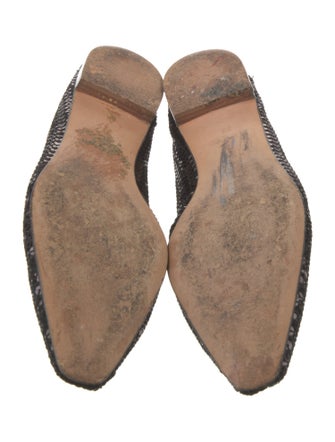 Manolo Blahnik Sequins Flats