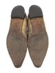 Manolo Blahnik Leather Animal Print Flats