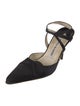 Manolo Blahnik Satin Mules