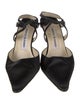Manolo Blahnik Satin Mules