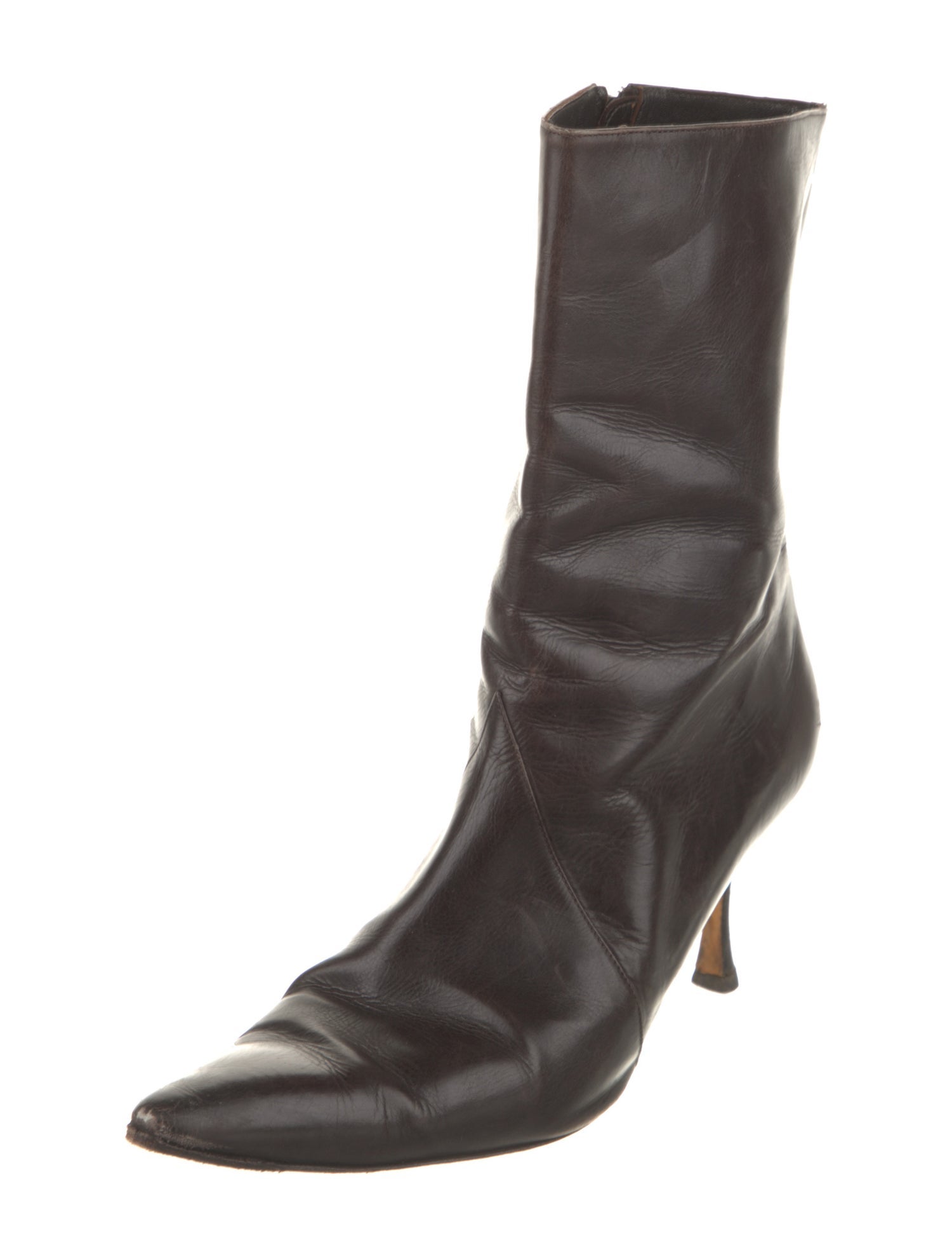 Manolo Blahnik Leather Boots