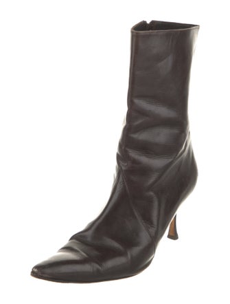 Manolo Blahnik Leather Boots