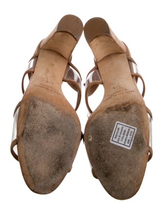 Manolo Blahnik Suede Slingback Sandals