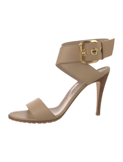 Manolo Blahnik Leather Sandals