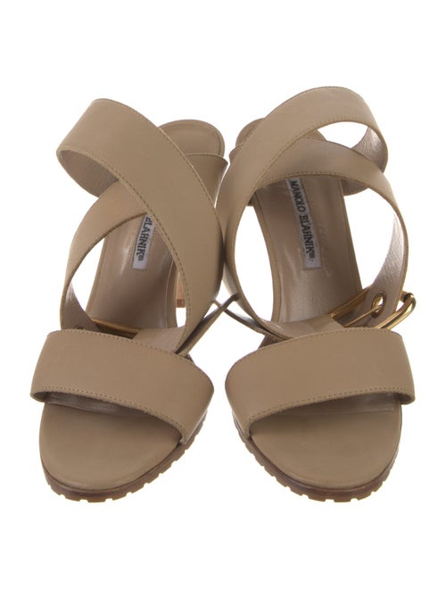 Manolo Blahnik Leather Sandals