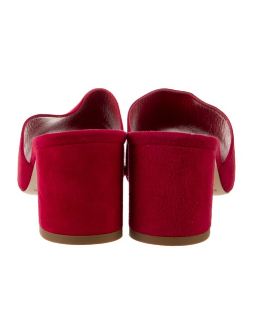 Manolo Blahnik Suede Slides