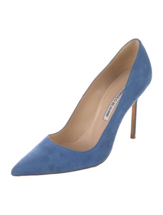 Manolo Blahnik Suede Pumps
