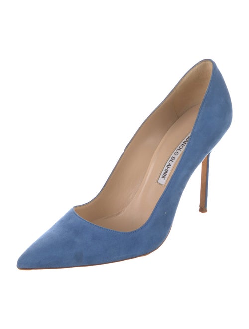 Manolo Blahnik Suede Pumps