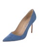 Manolo Blahnik Suede Pumps