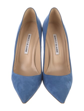 Manolo Blahnik Suede Pumps