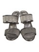 Manolo Blahnik Leather Slides