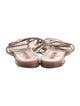 Manolo Blahnik Leather Slides