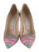 Manolo Blahnik Printed Pumps