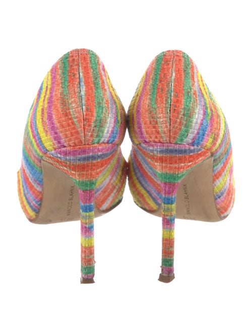 Manolo Blahnik Printed Pumps