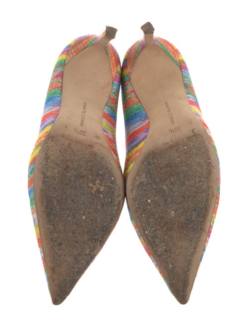 Manolo Blahnik Printed Pumps