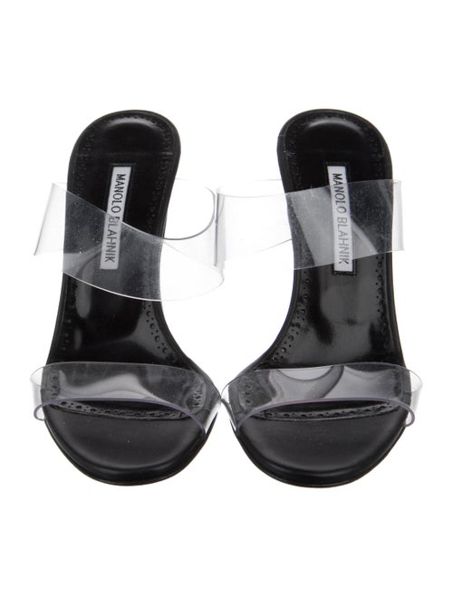 Manolo Blahnik PVC Slides