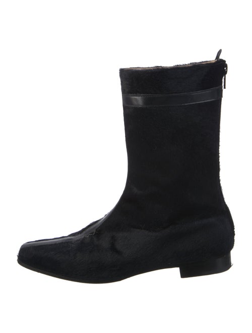 Manolo Blahnik Suede Rain Boots