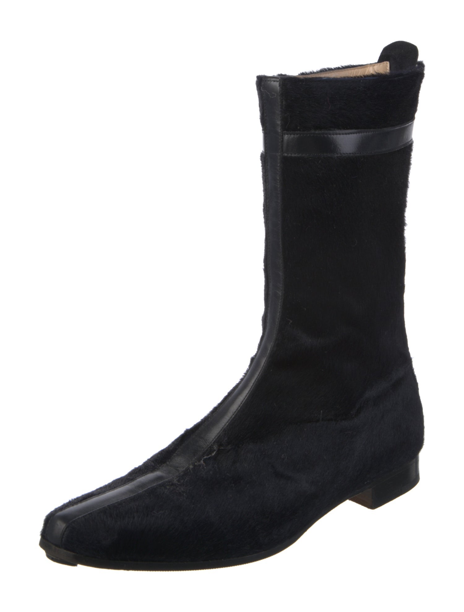 Manolo Blahnik Suede Rain Boots