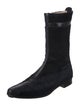 Manolo Blahnik Suede Rain Boots