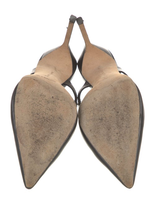 Manolo Blahnik Leather Mules