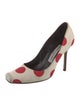 Manolo Blahnik Canvas Printed Pumps