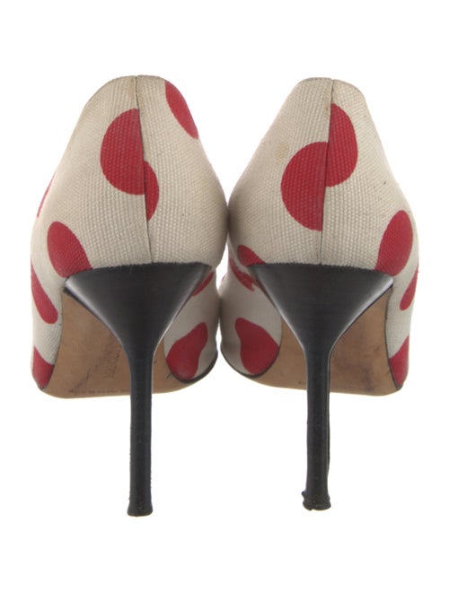 Manolo Blahnik Canvas Printed Pumps