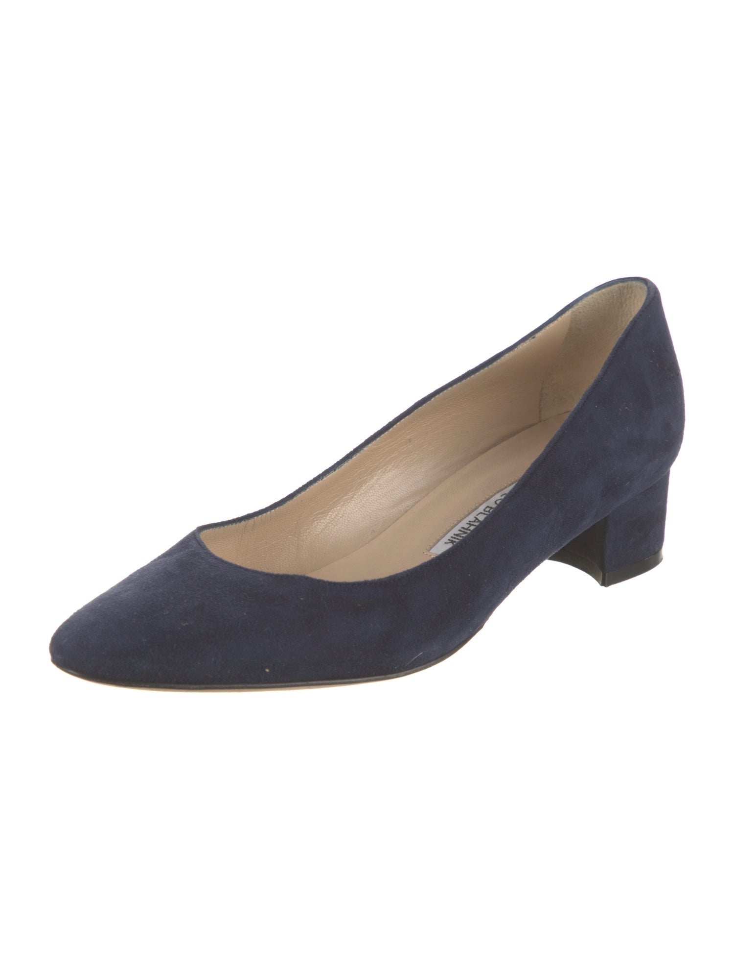 Manolo Blahnik Suede Pumps