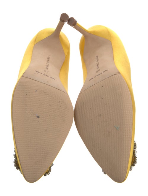 Manolo Blahnik Hangisi Satin Pumps